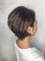 ネウィ 川崎(newi)&nbsp;ダークグレージュ×クールショートボブ