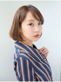 流しバング ナチュラルブラウン さらつや★★