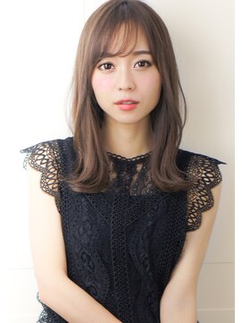 ルエ(rue) 30代40代50代大人かわいいゆるふわ愛され髪◎ヌーディーベージュ