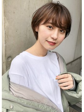 ヘアサロンエム 渋谷店(HAIR SALON M) 外ハネボブ/アッシュブラウン/ネオウルフ/デザインカラー