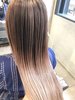 トルネード(TORNADO)&nbsp;外国人風ハイライトバレイヤージュ　ホワイトピンクカラー☆