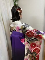 ロカット サロン(Roquat Salon)&nbsp;ボブ卒業式袴アレンジ　【ヘアアレンジ　立川/立川南/八王子】