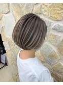 伸ばしかけの方にオススメ!マッシュショートバレイヤージュ☆