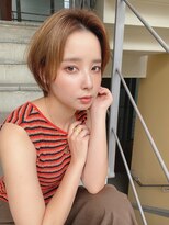 ロンド ストラーダ 心斎橋(Lond strada)&nbsp;ショート×ハイライト白髪ぼかし×愛され似合わせカット[心斎橋]