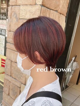 リー ルーチェ 布施(Lee Luce) レッドブラウン