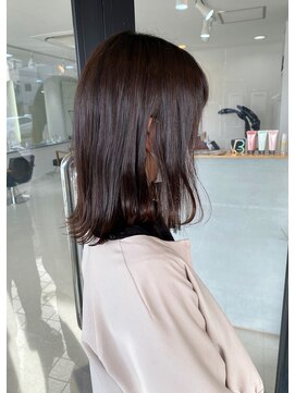 エンリッチヘア(enrich hair) ボブ 暗髪カラー ダークアッシュ