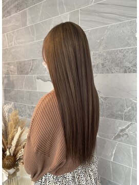 ジル アンク(Jill ankh) 《Jillankh 姫路駅前》ブリーチ有り/ミルクティーグレージュ