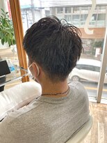 ヘッズ 本八幡店(HEADS)&nbsp;MEN'S HAIR  センターパート　ツイストスパイラル　コンマヘア