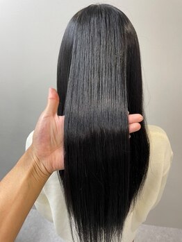 エイチエムヘアー千葉店(HM hair)の写真/《カット+縮毛矯正+PDCトリートメント¥10500》クセを伸ばしボリュームを抑えナチュラルな仕上がりが叶う♪