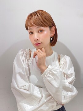 レイラバイアフロート 吉祥寺(Lila by afloat) 内巻きボブ/ミニボブ/ショートボブ/オン眉バング/短め前髪