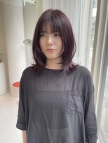 ハイブ 金沢(Hive)&nbsp;10代20代レイヤーカット顔周りレイヤーラベンダーブラウン