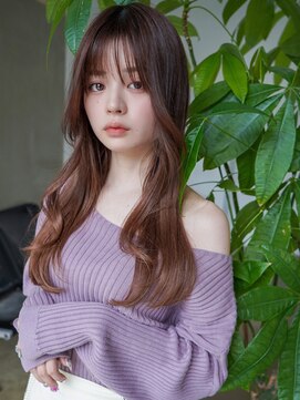 アンジェリカ 広島駅前店(ANGELICA) ヌーディベージュ×韓国風くびれヘア