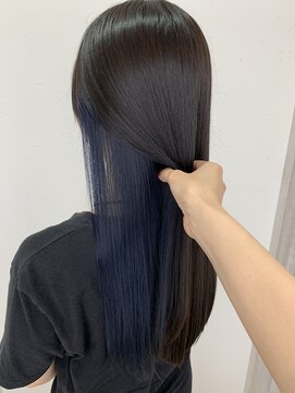 シエル 立川店(CIEL) 《CIEL由井》インナーカラー×コバルトブルー