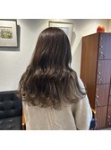 ◎ロングスタイルのマットベージュカラー◎