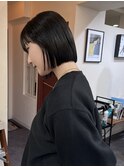 艶髪カラー×ボブ