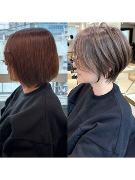 アンド ストーリーズ(&STORIES) 前下がりショート/絶壁解消/30代/40代／50代【橋本】