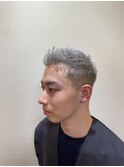シルバーカラー×バーバースタイル