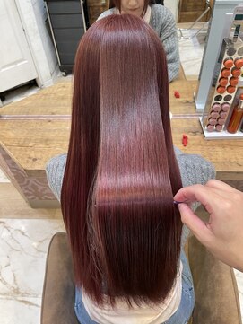 ロンドローズ 名古屋(Lond damaskRose) 顔周り ダブルカラー 名駅 ブリーチ 髪質改善 ボブ 韓国 726