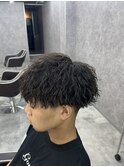 刈り上げマッシュツイストスパイラルパーマ！