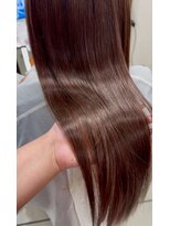 スタイル 横浜(STYLE)&nbsp;カラー＋エクステンション/ピンク/レッド長さだし/エクステ