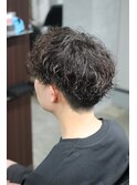 黒髪マッシュ×シャドウパーマ/20代30代40代
