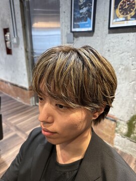 メンズココ 日本橋店(MENS COCO) お客様スタイルシースルーフェザーパーマ