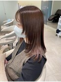 20代~50代☆ロングレイヤー◎ヘアカット◎ブラウン髪質改善