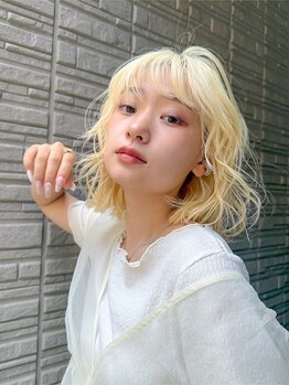 シア 春日部店(SHEER)の写真/【2025年6月21日Renewal Open★】《カラー+トリートメント¥7500~》Wカラー/インナー・イヤリングカラー◎