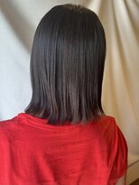 ココカラヘアー ニコ(cococara hair nico)&nbsp;外はねボブ/グレージュ/透明感カラー/ボブ