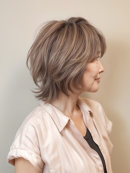 ヘア サロン ニコル(Hair Salon Nicol)の写真/話題の【フローディアトリートメント導入☆】髪内部から補修することで、手触り&色モチUP◎