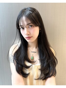 ハルキミナト ジャパン ヨコハマ(HARUKI MINATO japan YOKOHAMA) ワンカールレイヤー/レイヤーカット/顔周りカット