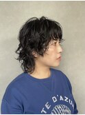 ウルフヘア／ウルフパーマ／ボブパーマ／前髪