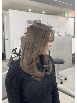 レアル 心斎橋 大阪(REAL) ミルクティーベージュ/ブリーチ/ダブルカラー/ベージュ/心斎橋