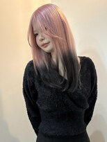 カシェル(cashel kishaba)&nbsp;pink×black