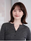 切りっぱなしボブ　美髪　卵型　