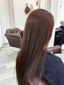 グレイス ヘア デザイニング(GRACE hair designing) ▼初カラー×ピンクブラウン▼