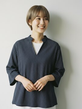 フレイムス ヘアアンドリラックス 南越谷店(Frames hair&relax) ベリーショート髪型20代30代40代50代前髪あり前髪無し面長丸顔