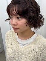ココ 本八幡(KOKO)&nbsp;□ミルクティーダークブルーデジタルパーマワンホンレイヤー