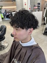 テンション(tension)&nbsp;メンズカット波巻ツイストスパイラルパーマ札幌大通バスセンター