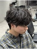 シャドウパーマルーズパーマ波巻きツイストスパイラルパーマ