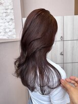 emusalon　前橋川原&nbsp;レイヤーカット×レッドブラウン