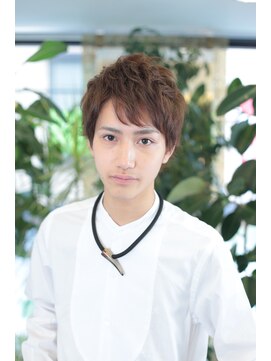 ザビー(THE B) くせ毛風マッシュパーマ