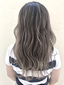 アンジュ 大豆島店(ange) リペアバレイヤージュ_グレージュカラー_スモーキーグレージュ