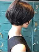 20代30代40代 人気の前下がりショートボブパーマ【ROJITHA】