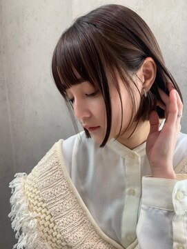 クレアール 恵比寿店(CREAR) 【CREAR 恵比寿/代官山】黒髪エアリーミディ