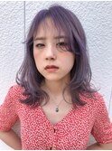 ラベンダーウルフ風スタイル