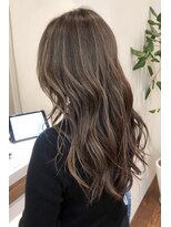 ネックス 表参道本店(nex)&nbsp;【nex表参道】ハイライトカラー　オリーブカラー　白髪