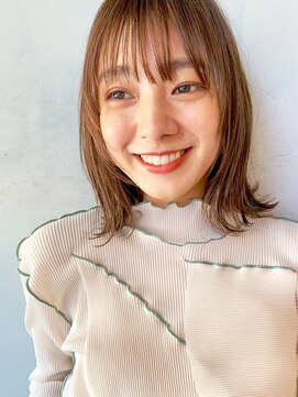 アンアミ キチジョウジ(Un ami Kichijoji) 【unami】外ハネ柔らかいボブ×チョコレートブラウン　澤田杏奈