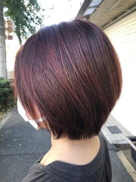 ヘアーブティック バグース(HAIR BUTIQUE Bagus) 秋色ショート