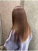 うる艶ピンクブラウン